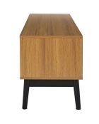 Meuble Tv Felix marron/ noir - 110x48x40 cm