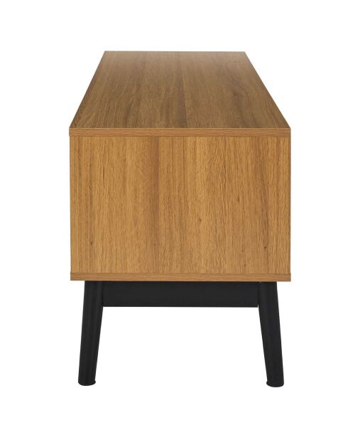 Meuble Tv Felix marron/ noir - 110x48x40 cm
