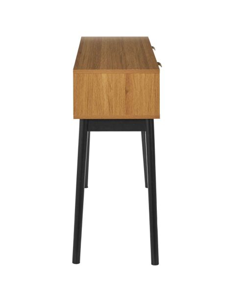 Console Felix marron/ noir - 100x80x35 cm