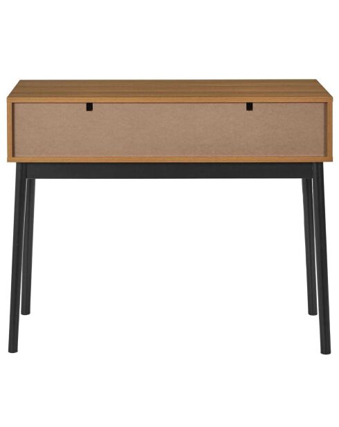 Console Felix marron/ noir - 100x80x35 cm