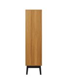 Bibliotheque Felix marron/ noir - 100x140x35 cm