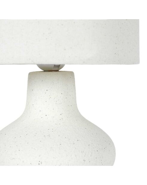 Lampe Céramique blanche - 20x50x20 cm