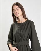 Robe en Laine mélangée Uruguay kaki