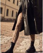 Collants à motifs Fashion Lover 30 deniers cappuccino