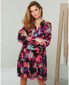 Robe Idylle multicolore/noir