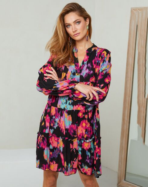 Robe Idylle multicolore/noir