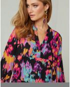 Robe Idylle multicolore/noir