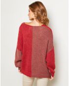 Pull Josef framboise/brique