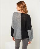 Pull Josef noir/gris