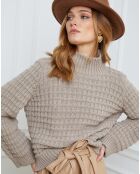 Pull Mandy taupe