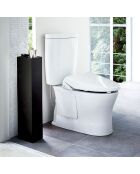 Rangement de salle de bain étroit noir - 13×17×70.5 cm