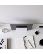 Support ordinateur portable blanc - 16×5.7×15.2 cm