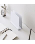 Support ordinateur portable blanc - 16×5.7×15.2 cm