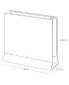 Support ordinateur portable noir - 16×5.7×15.2 cm