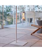 Supporto per lanterna regolabile bianco - 26×30×80/152 cm