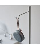 Supporto per lanterna regolabile bianco - 26×30×80/152 cm