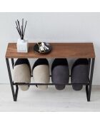 Porte-Chaussures noir - 50×12×41 cm