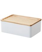 Boîte de rangement pour accessoires blanche - 18.5×12.5×7 cm