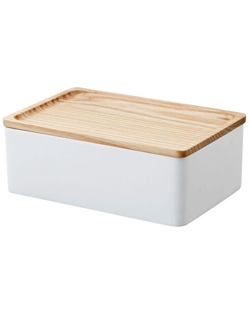 Boîte de rangement pour accessoires blanche - 18.5×12.5×7 cm