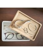 Boîte de rangement pour accessoires blanche - 18.5×12.5×7 cm