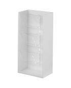 Rangement de maquillage blanc - 12×7.7×25 cm