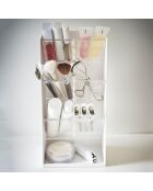 Rangement de maquillage blanc - 12×7.7×25 cm