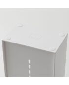 Rangement de maquillage blanc - 12×7.7×25 cm