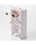 Rangement de maquillage blanc - 12×7.7×25 cm