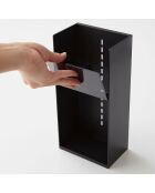 Schwarzer Schminkhalter - 12×7,7×25 cm