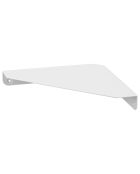 Étagère D'Angle blanche - 22×22×3.3 cm