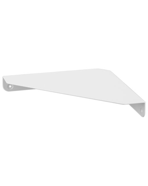 Étagère D'Angle blanche - 22×22×3.3 cm