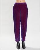 Pantalon en Velours côtelé Vischio violet