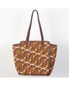 Sac en Velours Ilda Atome multicolore - 31x13.5x27 cm