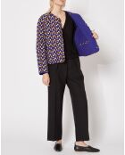 Eve Tempo lila Jacke aus 100% Seide