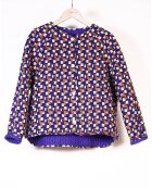 Eve Tempo lila Jacke aus 100% Seide