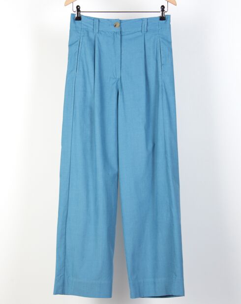 Victor Madone blau/graue Samthose