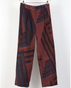 Victor Alto bordeauxrode corduroy broek