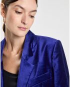 Veste en Velours Spencer bleu foncé