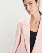 Veste Twill Single-Breasted rose clair