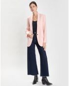 Veste Twill Single-Breasted rose clair