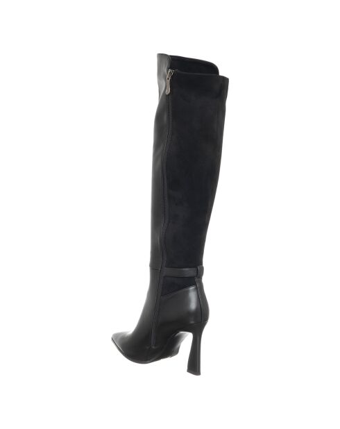 Bottes Marion noires - Talon 9 cm