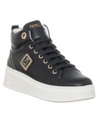 Sneakers en Cuir Marine noires