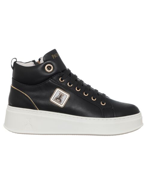 Sneakers en Cuir Marine noires