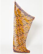 Senfgelber Octave Schal aus 100% Wolle - 100x190 cm