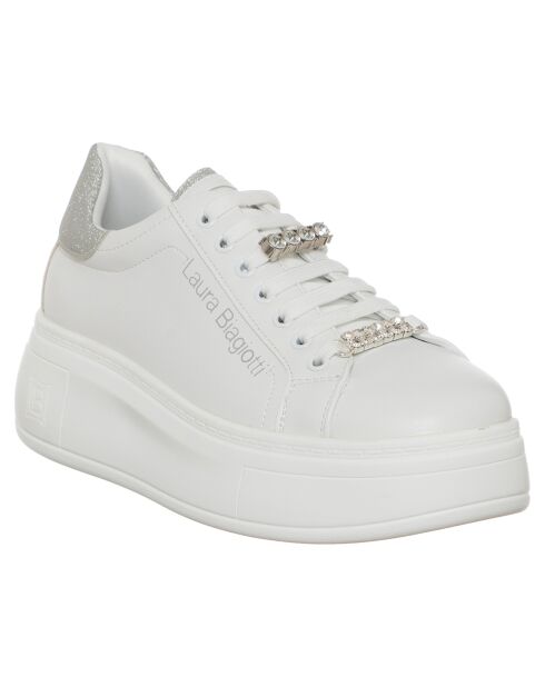 Sneakers Maora blanc/argenté