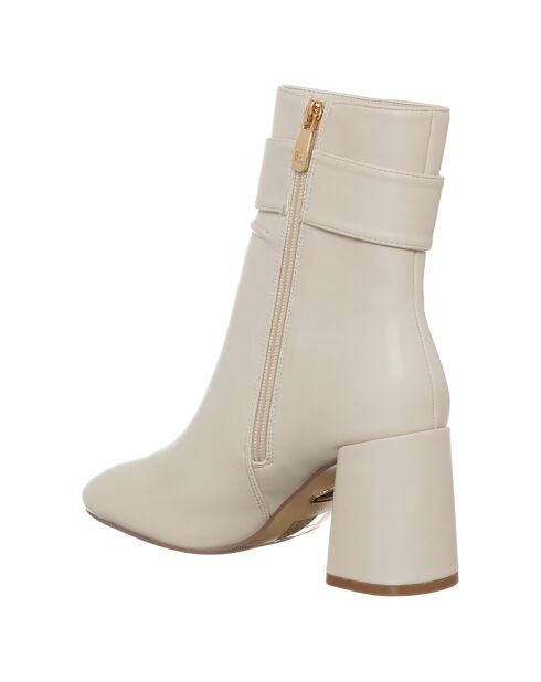 Bottines Tiphaine beiges - Talon 6.5 cm