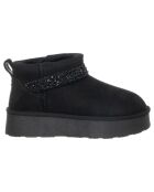 Boots Charlotte noires - Talon 4 cm
