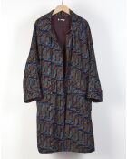 Cappotto in velluto blu notte Leonor Atome