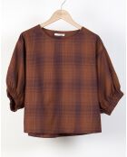 Braunes Top von Nicole Orto