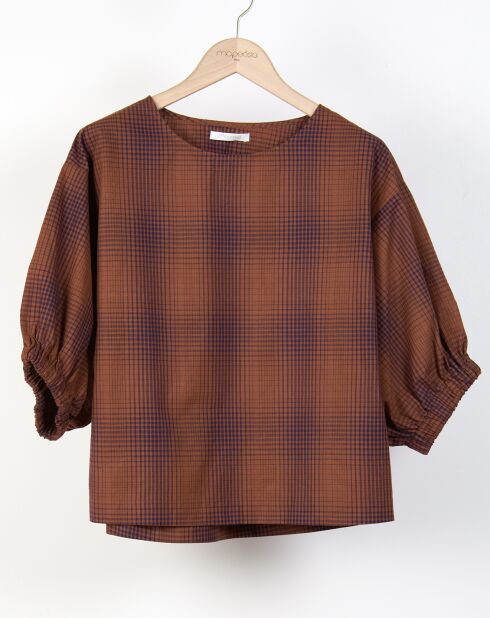 Braunes Top von Nicole Orto